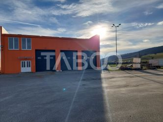 Hala industriala de vanzare cu teren de 12000 mp Bradu Sibiu