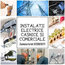 Instalații electrice,noi sau reparații. Sisteme de iluminat,prize,sone