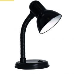 Lampa birou clasica E27, negru