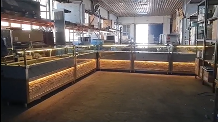 LINII DE AUTOSERVIRE – VITRINE CALDE bain marie si VITRINE RECI 