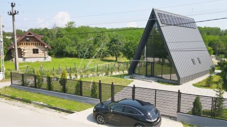 Liniste si aer submontan in casa de vacanta A-frame de langa Slanic 