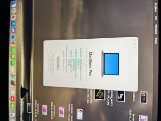 MacBook pro Touchpad 2019, i5, 8GB ram, 128 ssd