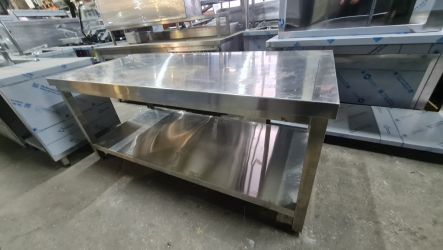 Masa de inox polita second hand -Horeca Bucuresti