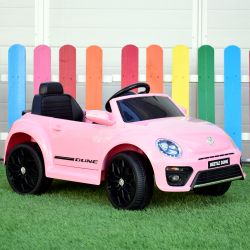 Masinuta electrica pentru copii VW Beetle 35W 6V cu BT Pink