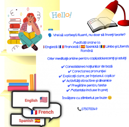 Meditatii Limba Engleza Franceza Spaniola Romana /Romanian English les