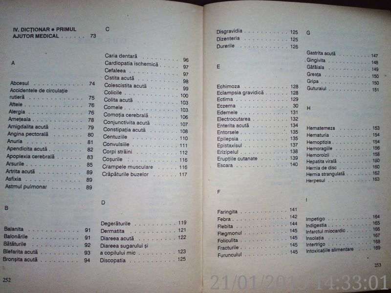 Mic dictionar medical primul ajutor, Ioan Nastoiu , 1997-4