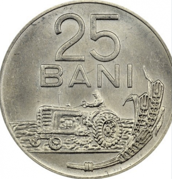 Moneda 25 Bani Republica Socialista Romania 1966-2
