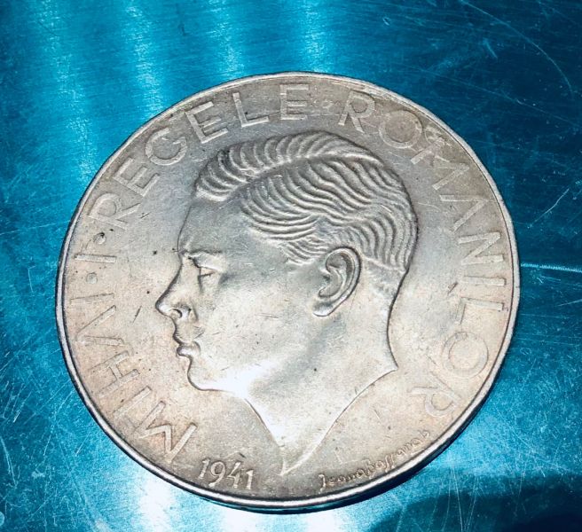 Moneda 500 lei argint 1941 Mihai I Regele Romanilor-1