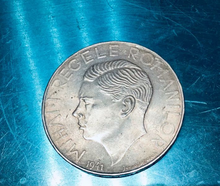 Moneda 500 lei argint 1941 Mihai I Regele Romanilor-2