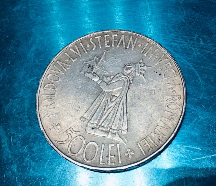 Moneda 500 lei argint 1941 Mihai I Regele Romanilor-3