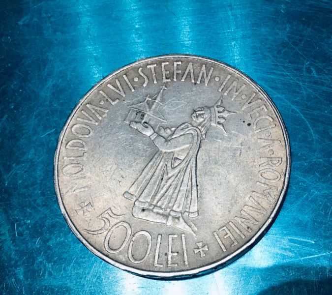 Moneda 500 lei argint 1941 Mihai I Regele Romanilor-4