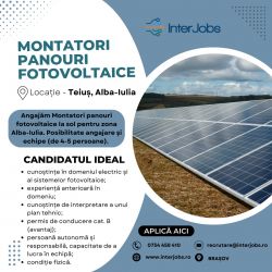 Montatori panouri fotovoltaice la sol pentru zona Alba-Iulia
