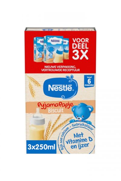 Nestlé Pyjamapapje cereale cu biscuiti Total Blue -1