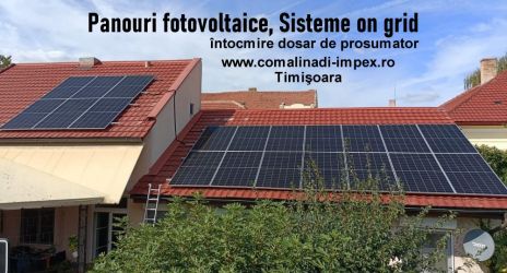Panouri fotovoltaice sisteme on grid Timisoara