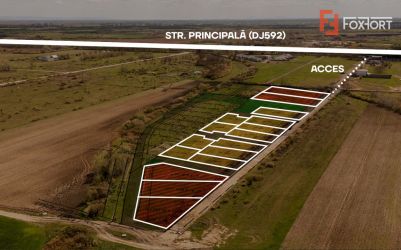 Parcele de vanzare pentru blocuri, cu toate utilitatile - Mosnita Noua