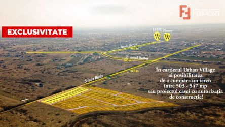 Parcele Teren Mosnita in Urban Village, Toate utilitatile + Asfalt - I