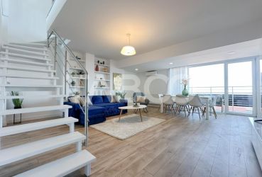 Penthouse de vanzare 2 nivele 160 mp utili 75 mp terasa cu garaj
