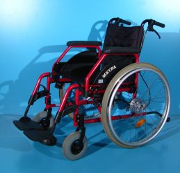 Scaun cu rotile din aluminiu Meyra / latime sezut 46 cm