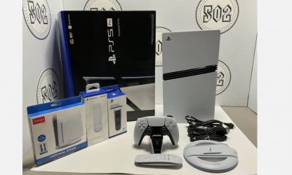 Sony PlayStation 5 Pro Digital PS5 2TB White Full Combo Console 
