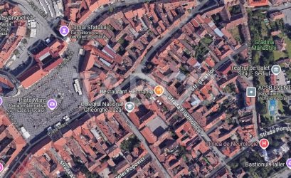 Spatiu comercial de vanzare 56 mpu cu vitrina Centrul Istoric Sibiu