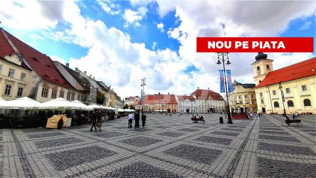 Spatiu comercial de vanzare 95 mpu cu vitrina de 6 m Piata Mare Sibiu