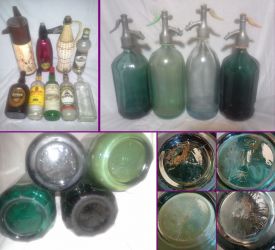 Sticle vechi rare Colectie
