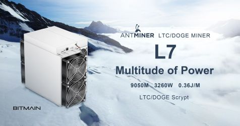 Stock Bitmain Antminer L7 9500GhS
