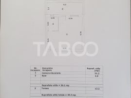 Studio de vanzare 36 mp utili + terasa 13 mp constructie noua 2025