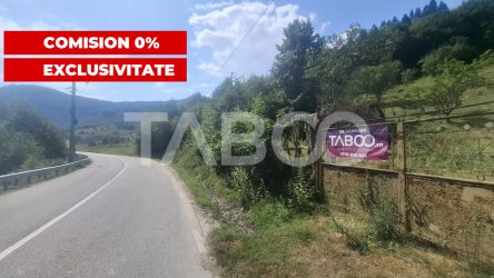 Teren 2500 mp Curmatura Rasinari 40 m deschidere la drum asfaltat