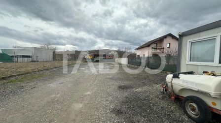 Teren 700mp de inchiriat parc auto la drum principal Sura Mare Sibiu