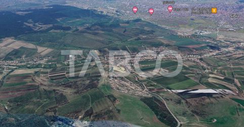 Teren de vanzare 2000 mp cu deschidere de 28 m si utilitati Sibiu