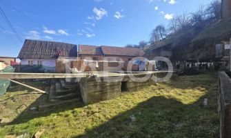 Teren de vanzare 436mp intravilan fundatie si proiect casa Rasinari