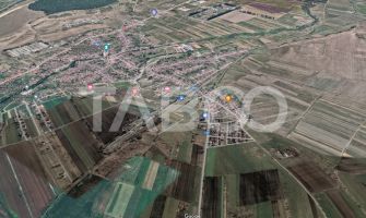 Teren de vanzare 629 mp cu autorizatie de constructie Cristian Sibiu