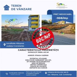 TEREN DE VANZARE IN HARSOVA