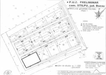 Teren de vanzare in Stalpu, Buzau, deschidere 62ml, 2600 mp,28.600euro