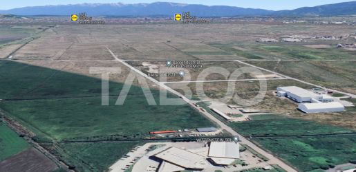 Teren de vanzare in zona Parcului Industrial Sura Mica cu acces camion