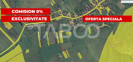 Teren extravilan 1700 mp cu posibilitate de transformare in INTRAVILAN