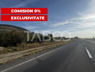 Teren extravilan 6700 mp intre DN si autostrada iesire Cristian Sibiu
