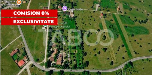 Teren extravilan de vanzare 2580 mp in Statiunea Sambata de Sus 