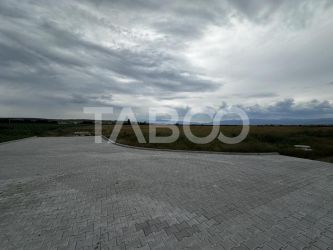 Teren industrial cu PUZ aprobat 1500 mp si front 42 m Ocna Sibiului