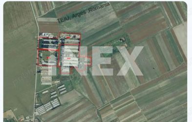 Teren industrial intravilan – 12 ha – toate utilitățile – Teiu
