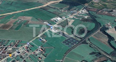 Teren intravilan 15.000 mp Front 47 m DN7 in Talmaciu zona industriala