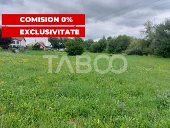  Teren intravilan 2000 mp front 45 mp la drum asfaltat zona Selimbar