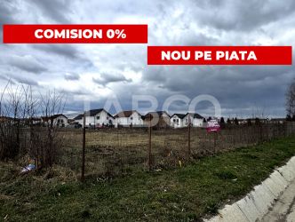 Teren intravilan de vanzare 825 mp cu PUZ si vedere la DN Sura Mica