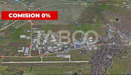 Teren intravilan deschidere 35 ml 7000mp in zona Industrial Vest Sibiu