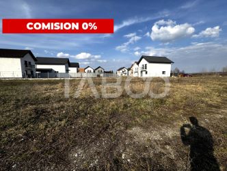 Teren intravilan pentru casa de 517 mp PUZ utilitati Sura Mica Sibiu