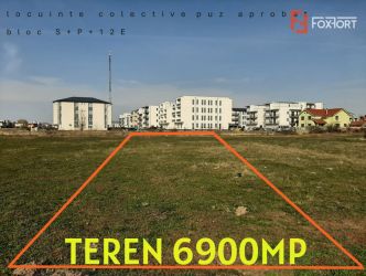 Teren locuinte colective /PUZ aprobat - Giroc
