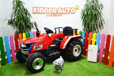 Tractoras electric pentru copii 3-9 ani, Kinderauto BJ2788 2x45W 12V 