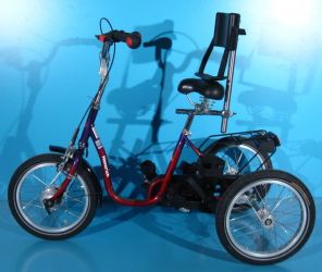 Tricicleta ortopedica pentru copii Haverich DR 16/16 TE