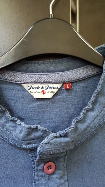 Tricou Jack&Jones Albastru mărimea  L  ideal pt adolescenți și adulți-2